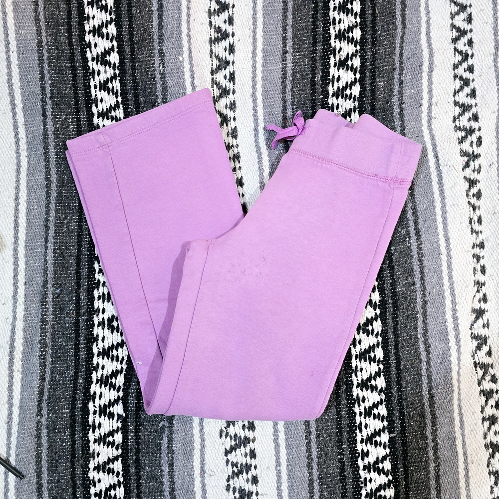 Circo Girls Small 6 6X Lavender Purple Sweatpants Lounge Pajama Pants Faux Tie